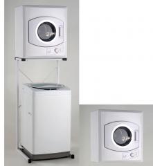 Portable stacked clearance washer and dryer